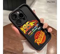 1 pezzo Custodia per telefono con design decalcomania di Cars 95 Lightning McQueen Rust-Eze Racing, adatta per iPhone 17/17 Pro/17 Pro Max/17 Air/16/15/14/13/12/11/X, idea regalo per la fidanzata IPho