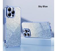 1 pezzo Custodia per telefono con glitter sfumati compatibile con iPhone 17, compatibile con Galaxy A04E-A25, S10-S25 Ultra, Note 20, compatibile con Redmi Note 7-13, compatibile con Redmi 9-14C, comp