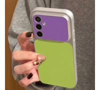 1 pezzo Custodia per telefono con texture in pelle di agnello verniciata a spruzzo e fori di precisione, compatibile con Samsung A10S/A11/A12/A13/A14/A15/A16/A17/A04/A05/A06/A07/A54/A55/A56/A34/A35A/3