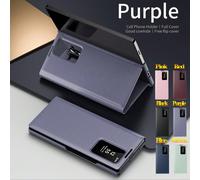 1 pezzo Custodia per telefono di lusso a colore unito con finestra smart, compatibile con Galaxy A55 A57 A56 A16 S24 S25 S23 Ultra S25Ultra/S25Plus/S25/S25Edge/S25FE Z Fold 7/Z Fold 6/Z Fold 5/Z Fold 