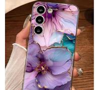 1 pezzo Custodia per telefono in morbido materiale trasparente, con motivo floreale di ibisco alla moda, antiurto, resistente ai graffi, compatibile con Samsung Galaxy A04e/12/A13/A14/A34/A50/A52/A53/