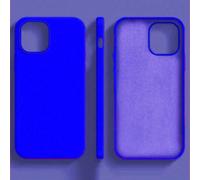 1 pezzo Custodia per telefono in silicone liquido di colore blu vibrante e luminoso, compatibile con iPhone 17 Air 16 15 14 13 12 11 Pro Max Plus, ricarica senza fili, ultra sottile, antiurto, custodi