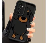 1 pezzo Custodia per telefono in silicone morbido a forma di cane ispirata alla dopamina, con design a cornice a gradini, stile minimalista, cover protettiva per Honor X7/Galaxy A56 5G/Smart 8/Hot 40/