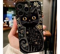 1 pezzo Custodia per telefono in TPU anti-caduta, con design minimalista a occhio di gatto, compatibile con 17/11, 16 Pro Max, 16 Pro, 16, 15 Pro Max, 14 Pro Max, Galaxy S25 Series, A16, Honor X6A, X7