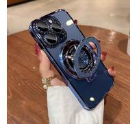 1 pezzo Custodia per telefono in TPU con supporto placcato, compatibile con 15ProMax/16promax/16pro/14promax/14pro/13promax/16 16e/ X7b/X8b/X6a/ 14 Pro Max/17 17pro 17promax, compatibile con Redmi Not