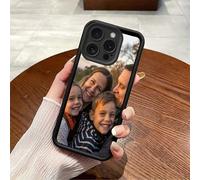 1 pezzo Custodia per telefono personalizzabile con design a fiocco, compatibile con iPhone 17, 16, ProMax/16 Pro/16 Plus/16/15 ProMax/15 Pro/15/14 ProMax, regalo ideale per Ognissanti, Natale, anniver