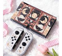 1 pezzo Custodia protettiva a tema Tarocchi per Nintendo Switch 2/Switch NS/Switch OLED/Switch Lite, Nuova generazione Motivo stella sole luna in TPU morbido, Custodia protettiva universale per contro