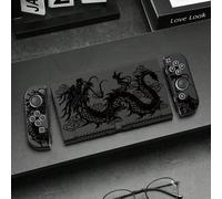 1 pezzo Custodia protettiva in TPU nera con design di creature mitologiche compatibile con Switch/OLED/Lite Nitendo Switch OLED,Nintendo Switch,Nintendo Switch Lite,Custodia protettiva Switch2 - NeraT