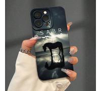 1 pezzo Custodia protettiva morbida opaca nera compatibile con iPhone 17/16/15/14/13/12/11/Pro/ProMax/X/XR/XS/XSMAX/7/8/PLUS e modelli, versione internazionale, non la versione domestica, con stampa d