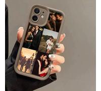 1 pezzo Custodia protettiva per cellulare in silicone personalizzata con copertura completa e motivi multipli, compatibile con serie Apple 16, 15, 14, 13, 12, 11 Pro Max, stili di moda come gatto, flo