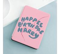 1 pezzo Custodia protettiva per Kindle NK 11/Kindle Basic/Kindle Paperwhite 5/Kindle 2024 con stampa a lettere "Buon Compleanno", funzione automatica di risveglio/sospensione, leggera e pratica, regal