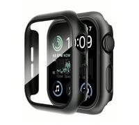 1 pezzo Custodia protettiva per orologio compatibile con , antiurto, anti-graffio e impermeabile, guscio duro opaco in PC compatibile con vetro temperato 9H, adatta per 40/44/41/45/42(S10)/46/49mm Spo