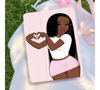 1 pezzo Custodia protettiva per tablet alla moda e sexy con motivo ragazza, compatibile con iPad 10.2", iPad (A16) 11", iPad 11a gen 2025 8a/9a/10a, iPad Air 4a 10.9", Galaxy Tab S6 Lite 10.4", anti-c
