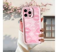 1 pezzo Custodia protettiva per telefono alla moda e resistente agli urti con stampa di labbra rosa, compatibile con iPhone 17/17 Pro/17 Pro Max/17 Air/16/11/16 Pro/16 Plus/16 Pro Max/16e/15 Pro Max/1
