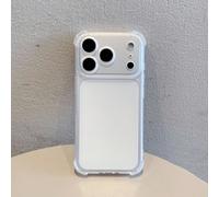 1 pezzo Custodia protettiva per telefono antiurto con airbag agli angoli, semitrasparente/opaca, compatibile con Samsung S26 Ultra/S25/S24/S23/S22, Apple 17 Pro Max/16/15/14/13/12/11/XR, Y39/Y29/Y19/S