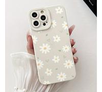 1 pezzo Custodia protettiva per telefono con bordo perforato a forma di cuore e fiore dipinto, antiurto, compatibile con iPhone, Redmi 11 Lite, 12 Pro, 12/12X, Note 11, 9A, 9C, Poco X3 NFC, Redmi 10,