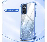 1 pezzo Custodia protettiva per telefono con glitter sfumato e strass alla moda, adatta come regalo per la fidanzata, regalo di Natale, resistente agli urti e alle cadute, compatibile con Samsung Gala