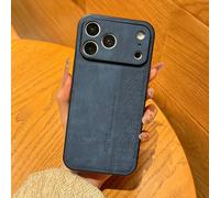 1 pezzo Custodia protettiva per telefono di alta qualità con texture in arenaria blu, stile "Old Money", compatibile con iPhone 7/8/7 Plus/8 Plus/X/XS/XR/XS Max/11/11 Pro/11 Pro Max/12/12 Pro/12 Pro M