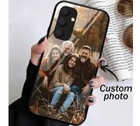 1 pezzo Custodia protettiva per telefono personalizzata con foto, compatibile con 17 Pro Max, 17 Air, 16 Pro, S24 Ultra/S25, telefoni Android A55/A35/A6/A16, adatta per Ringraziamento, famiglia, bambi