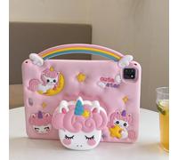 1 Pezzo Custodia retrattile con supporto a unicorno, compatibile con iPad 7/8/9, iPad Air 5/4/3 9a generazione 10.2, iPad Pro 11, iPad Mini 5, A7/A8/A9 PLUS (senza cordino) Ipad Mini 1/2/3,IPad mini 5