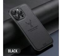 1 pezzo Custodia telefonica di lusso in pelle nera a motivo di cervo, antiurto e anti-graffio, versione internazionale, non la versione domestica, regalo di compleanno 7/8,7p/8p,Galaxy Note8,Galaxy No