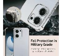 1 pezzo Custodia telefonica trasparente anti-caduta con airbag, adatta per la serie di smartphone Vivo, OPPO, custodia telefonica trasparente, custodia telefonica Vivo, custodia telefonica OPPO, custo