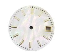 1 pezzo da 28,5 mm con quadrante for orologio NH35 NH35A, movimento automatico for orologi luminosi verdi(Dial B)