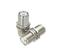 1 pezzo da UHF a UHF SO239 PL259 ad angolo retto e amp;Connettore adattatore RF diritto flangiato(Type 4-1Pc)