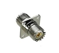 1 pezzo da UHF a UHF SO239 PL259 ad angolo retto e amp;Connettore adattatore RF diritto flangiato(Type 7-1Pc)