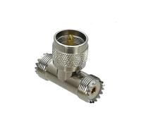1 pezzo da UHF a UHF SO239 PL259 ad angolo retto e amp;Connettore adattatore RF diritto flangiato(Type 8-1Pc)