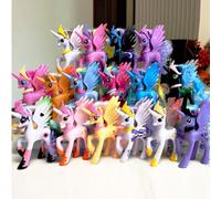 1 pezzo Decorazione di My Little Pony, serie Principessa Cosmica, Ali Grandi, Nightmare Moon, Luna Viola, Unicorno Soffice e Onirico, 14 cm, decorazioni per feste e celebrazioni, decorazioni da scriva