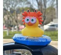 1 pezzo Decorazione per auto a forma di papera, decorazione per auto, accessori interni per auto carini, decorazione per motociclette e biciclette Tagli UnicaAnimalePolicloruri di vinile