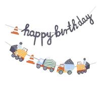 1 pezzo decorazioni di compleanno per bambini, decorazione per compleanni per bambini, decorazione auto, decorazione per escavatore, decorazione per feste per bambini, decorazione creativa,