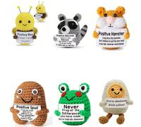 1 pezzo Decorazioni in peluche intrecciato a mano con motivi di api, uova, procioni, rane, criceti, patate, che trasmettono energia positiva. Possono essere regalati come piccoli doni ad amici e famil