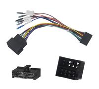 1 pezzo di Adattatore di Cavo a 20 Pin per ISO, Adattatore di Cavi 20 Pin "T" ISO Autoradio Adattatore di Sostituzione Compatibile con Linee di Controllo del Volante e Retromarcia