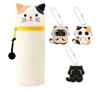 1 Pezzo Di Borsa A Matita Per Gatti, 3 Pezzi Di Rimorchi Per Animali, Barriere Di Cartoleria Creativa Personalizzate, Accessori Per Imballaggi Di Libri.