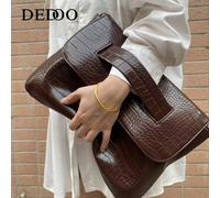 1 pezzo di borsa a tracolla retrò da donna con motivo coccodrillo. Stile di moda urbana. Casual e semplice. Elegante e versatile. Può essere utilizzata a mano, sotto il braccio o a tracolla. Adatta pe