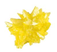 1 pezzo di campione di cristallo di zolfo naturale, cluster di cristalli di pietra grezza, roccia grezza minerale gialla per la collezione di decorazioni da scrivania per la guarigione,375~500g