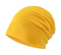 1 Pezzo Di Cappello Da Turbante Giallo, Cappello Da Turbante Elastico, Cappello A Turbante Alla Moda, Cappello Turbante Morbido E Confortevole, Cappello Caldo.