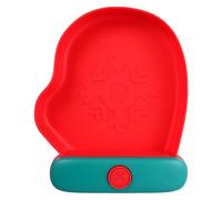 1 pezzo di caramelle a forma di guanto natalizio che serve adorabile vassoio di