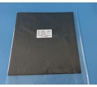 1 pezzo di carta carbone conduttiva idrofila for celle a combustibile - HCP010-N, spessore 0,1 mm, dimensioni 21x20 cm
