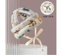 1 Pezzo Di Casco Protettivo Per Bambini, 1 Paio Di Ginocchiere Striscianti Per Bambini, Protezione Anticollisione Regolabile, Adatti Per Bambini Che Strisciano E Giocano.