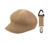 1 Pezzo Di Cestini A Maglia E Clip Da 1 -Parte, Cappello Di Protezione Solare Leggera E Traspirante, Sole Estivo, Cappello Casual All'Aperto.