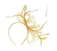 1 Pezzo Di Cinghia Di Piuma Dorata, Donne Per Copricapo, Accessori Per Capelli Retrò, Accessori Per Capelli Creativi, Accessori Per Capelli Per Feste.