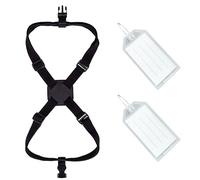 1 pezzo di cinghia di rilegatura, 2 pezzi di etichette, elastico regolabile, elastico per bagagli, accessori da viaggio personalizzati, adatti per viaggi e viaggi d'affari.