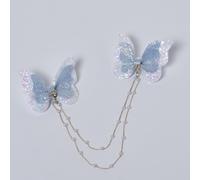 1 pezzo di clip per capelli con perline a forma di farfalla elegante e colorata per ragazze AnimalePoliuretano