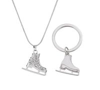 1 Pezzo Di Collana Per Rimorchio Per Scarpe Ghiacciata, 1 Pezzo Di Tastiera Per Scarpe Ghiacciata, Gioielli Di Moda Lady, Gioielli Creativi, Persona Di Pattinaggio Del Ghiaccio Piccolo Regalo