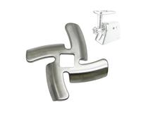 1 pezzo di coltello for tritacarne n. 5, lama for tritacarne for Moulinex HV2 HV3 Scarlett Braun Panasonic Polaris Vitek, parte for elettrodomestici da cucina