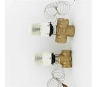 1 pezzo di controllo termostatico della testa del radiatore for il di riscaldamento a pavimento - Valvola in ottone M30 * 1,5 con telecomando(2way DN25)