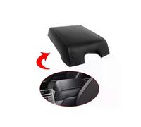 1 pezzo di copertura del coperchio del bracciolo in pelle nera, bracciolo centrale della console, parti